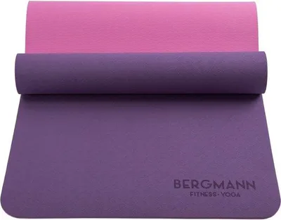 Produktbild von Famanu Yogamat mit Tragegurt, TPE Fitnessmatte, rutschfest, umweltfreundlich - 183 x 61 x 0,6 cm