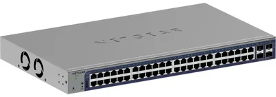 Obrázek produktu pro NETGEAR GS752TX, Řízený, Gigabit Ethernet (10/100/1000), Instalace do racku, 1U