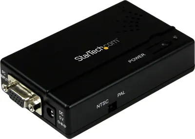 Produktbild von StarTech.com Hochauflösender VGA auf Composite- oder S-Video-Konverter - VGA - 1600 x 1200 - VGA