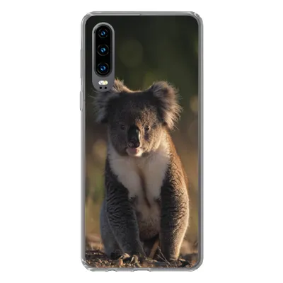 Produktbild von MuchoWow® Handyhülle Schutzhülle Hülle für Huawei P30 Koala - Sonne - Tier - Kinder - Jungen - Mädchen Silikon Softcase Handy Hülle - Kartenbesitzer
