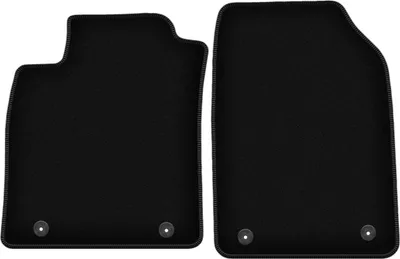 Image de Wielganizator Tapis avant de sol velours sur-mesure pour Opel Vectra C (2002-2008, liftback, hatchback, berline) noir, jeu 2 pièces, fixations