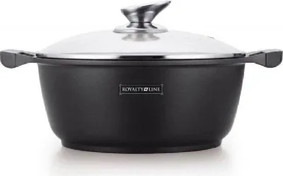 Image de Faitout en fonte 30 cm Noir Royalty Line RLBS30M