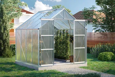 Obrázok produktu pre Skleník Vitavia Uranus 6700 polykarbonát 4 mm 257x258 cm hliník