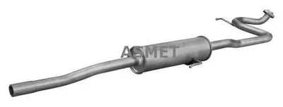 Produktbild von ASMET 20.041 Mittelschalldämpfer Schalldämpfer für TOYOTA Yaris Schrägheck (P9)