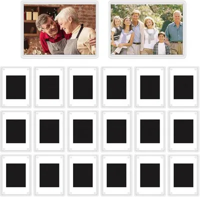 Immagine prodotto di Magneti da frigo in acrilico - mini lista di foto - 20 pezzi - 6,8 x 4,8 cm