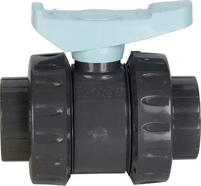 Produktbild von Doppelanschluss astore pvc-ventil zum kleben 50mm pn16 - Astore AST50