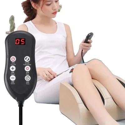 Image de Appareil de massage pour les pieds, thérapie par la chaleur, massage shiatsu, télécommande, prise européenne
