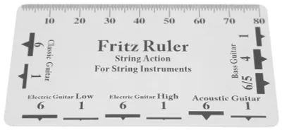 Produktbild von Saitenlagelehre, Mess- und Reparaturwerkzeug-Set für E-Bass und Akustikgitarre