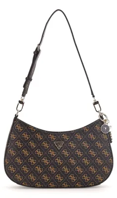 Produktbild von GUESS Noelle II Top Zip Shoulder Bag Brown Logo
