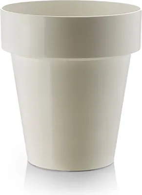 Produktbild von Pflanztopf Porto, taupe, mit Rollen