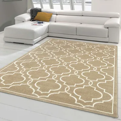 Image de Tapis d'Orient | Intérieur & Extérieur | Couleurs chaudes - beige Taille - 200 x 290 cm