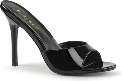 Produktbild von CLASSIQUE-01 Damen Slipper von Pleaser, Schwarz Lack , EU 44, US 14