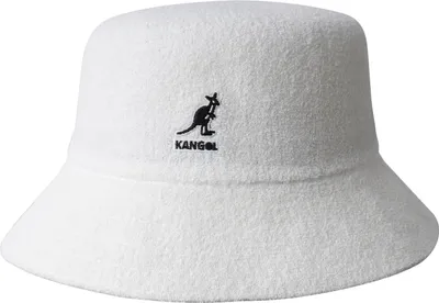 Kangol Bermuda Bucket Frottee in weiß