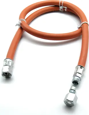 Produktbild von MD-Schlauch G1/4LH-ÜMxRVS8 x400 Gum, Schlauchlänge:1.5 m