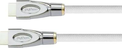 Produktbild von Python HDMI« 2.0 Kabel AKTIV 4K2K Nylongeflecht weiß 15m