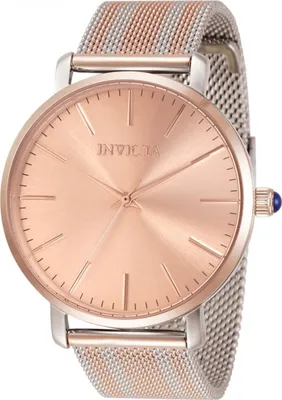 Obrázok produktu pre Invicta Angel 33937 Dámske Hodinky - Quartz Hnací Mechanizmus - Nerezová Oceľ s Rúžovo Zlatým Ciferníkom - 38 mm