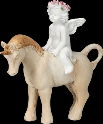 Produktbild von Engel Figur - Putte auf Einhorn
