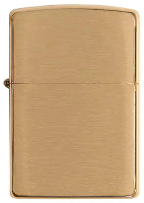 Productafbeelding van Zippo aansteker, messing, geborsteld, modelnummer 60001165