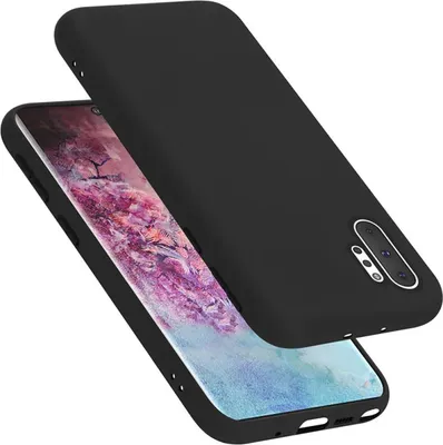 Obrázok produktu pre Ochranné puzdro Cadorabo pre Samsung Galaxy NOTE 10 PLUS v čiernej farbe puzdro na mobilný telefón obal TPU Etui