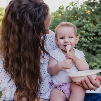 Image de Ensemble de repas Suavinex Forest, 4 pièces, pour bébés à partir de 6 mois, sans BPA