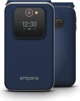 Produktbild von Emporia emporiaJOY, Klapphandy, Single SIM, 7,11 cm (2.8"), 2 MP, 1300 mAh, Blau