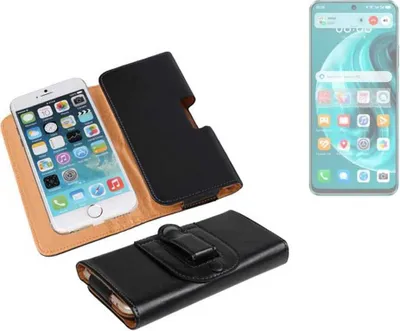 Produktbild von K-S-Trade Schützhülle Handyhülle kompatibel mit Huawei Nova 12i Holster Gürtel Tasche Schutzhülle Handy-Tasche Smartphone Case Seitentasche