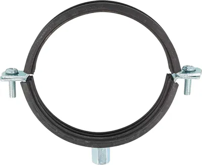 Produktbild von tecuro Schraub-Rohrschelle 50-55 mm, M10 Anschlussgewinde, verzinkt