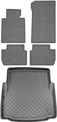 Immagine prodotto di BMW Serie 3 (E46), berlina (4 porte), dal 1998 al 2005, SET - Tappetini in gomma + Tappetino per il bagagliaio