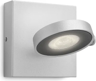 Image de Clockwork Argent Applique murale Spot LED 4W WW 2700K 500LM Métal Massive