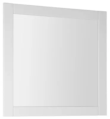 Produktbild von Aqualine FAVOLO Rahmenspiegel 80x80cm, Weiß matt