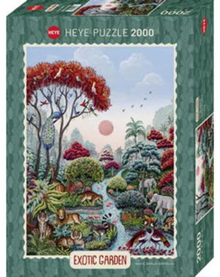 Image de Puzzle 2000 pièces Paradis de la faune Heye 29958