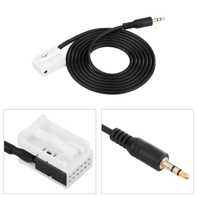 Obrázok produktu pre Kábel adaptéra do auta, kábel adaptéra do auta, kábel adaptéra do auta, audio kábel pre Mercedes, audio kábel AUX do auta