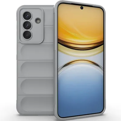 Produktbild von Handyhülle für Samsung Galaxy A37 Weich TPU Silikon Stossfest Anti-rutsch Hülle Grau