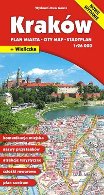 Image de Kraków. Plan miasta 1:26000 wyd. 20