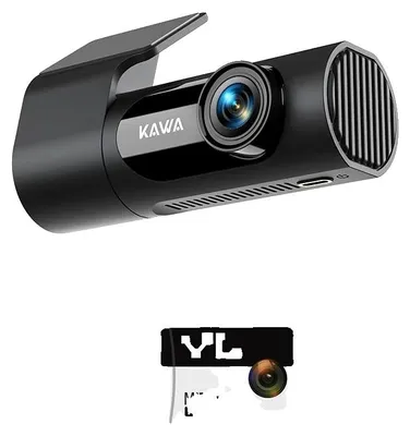 Obrázok produktu pre Autokamera, kvalita videa 3K, technológia nočného videnia, D6 3K s TF kartou, 32 GB
