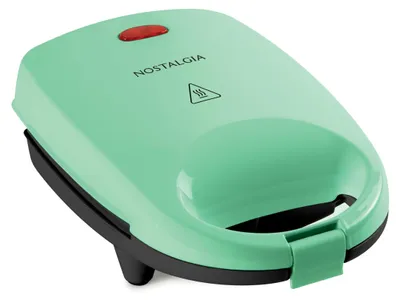 Productafbeelding van Nostalgia MyMini, persoonlijke sandwichmaker, antiaanbak panini-pers, pizzatas
