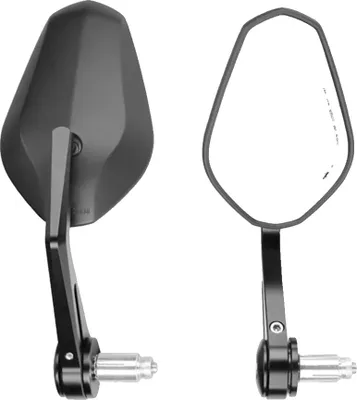 Obrázok produktu pre Koncové zrkadlo na riadidlách motocykla, univerzálne, nastaviteľné o 360°, č. 1