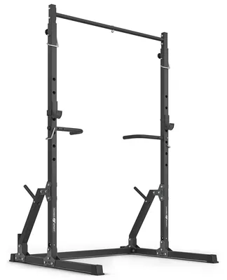 Immagine prodotto di Marbo Sport - Barra per trazioni fissa con rastrelliere per bilancieri e stazione per dip - MS-U116 2.0