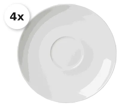 Produktbild von Untertasse für Cappuccinotasse 4er Set Bianco