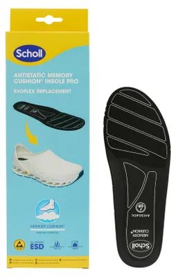 Productafbeelding van Scholl antistatische inlegzolen met memory foam voor Evoflex, uni, volwassenen