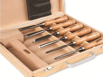 Produktbild von Brüder Mannesmann Schnitz-Werkzeugsatz, 7-tlg.