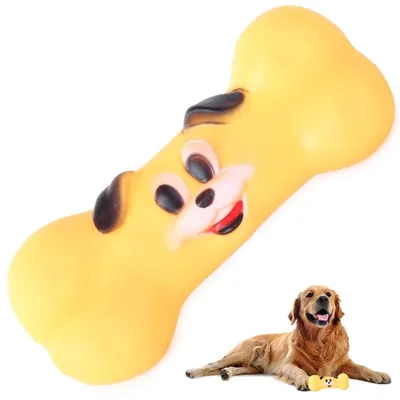 Produktbild von Quietschspielzeug für Hunde 17 cm - Knochen