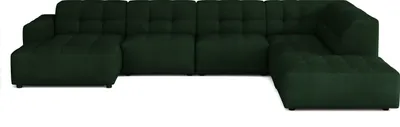 Produktbild von Emoebel24 Ecksofa U-form rechts 364x262x70 cm modular Sofa Bergi Grün