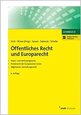 Produktbild von Öffentliches Recht und Europarecht