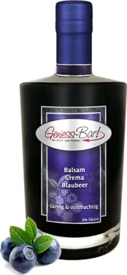 Produktbild von Balsamico Creme Blaubeer 0,35L 3% Säure mit original Crema di Aceto Balsamico di Modena IGP