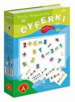 Zdjęcie produktu dla Puzzle Magnetyczne Cyferki - Alexander