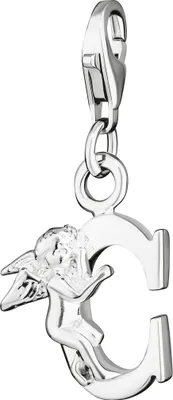 Produktbild von NKlaus Bracelet Bead Charm - Anhänger Buchstabe C 925 Silber Alphabet für Armband 15181