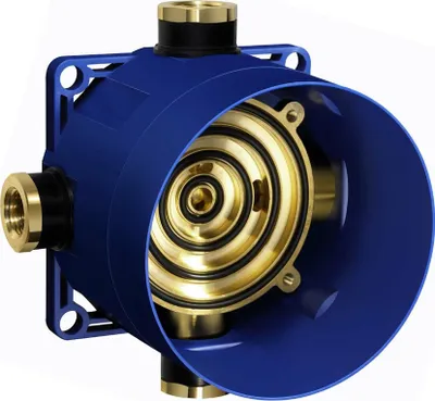 Produktbild von heinrichschulte tec box Rohbauset zu UP- Bade/ Brausearmatur Einhebel/Thermostat