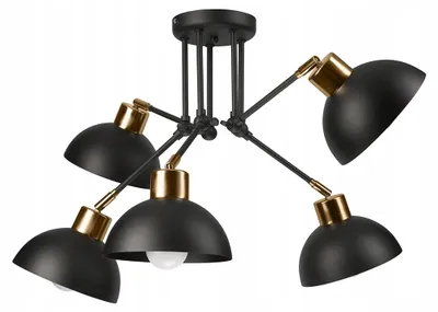 Produktbild von Euro-Lamp Deckenleuchte Madox, Farbe: Gold, 5 x 60W, Hersteller
