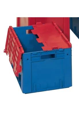 Obrázok produktu pre Výklopné veko PP L400xŠ300mm modré so závesom